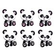 thumbnail image 1 of 6 Pcs Beads Bulk Teether Necklace Beads Nursing Jewelry Beads Silicone Loose Bead, 1 of 4