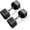 35 lbs Pair, variant on 15-70LB Hex Dumbbell Set - Rubber Coated Heavy Duty Iron Weights, Multi-Size Options for Home Gym Strength Training & Muscle Building