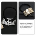 thumbnail image 3 of 4Pcs Metal Elastic Hair Bands Metal Hair Ties Ponytail Holder Hair Accessories, 3 of 4
