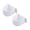 White, variant on TAROFISH 2Pcs Bird Feeder Bowl, Safe Bird Cage Feeder, Bird Cage Small Bowl, Sturdy Con Bird Food Tray for Small Birds.