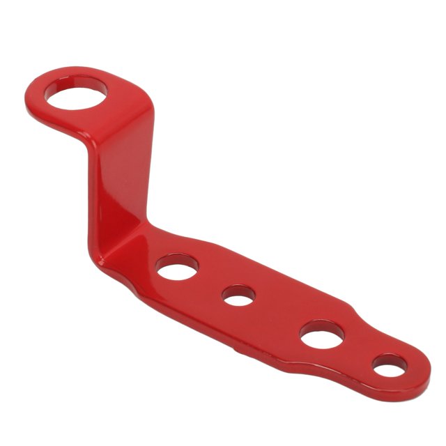 BOROCO Soporte De Faro para Scooter, Soporte De Montaje De Faros Delanteros De Acero Inoxidable, Soporte De Montaje De Espejo Retrovisor De 12 Mm De Diámetro De Orificio Grande De 10 Pulgadas(Rojo)