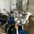 thumbnail image 3 of Kojem Clear Detachable Quick Release Windshield Windscreen  28 Inch for 1994-2022 Harley Davidson Touring Road King FLHR FLHRS FLHRCI w/ Bracket Mounting, 3 of 9