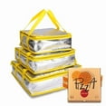 thumbnail image 2 of Picnic Drink Storage Delivery Carrier Insulation Bag Ice Pack Cooler Bag Pizza Delivery Bag, 2 of 9