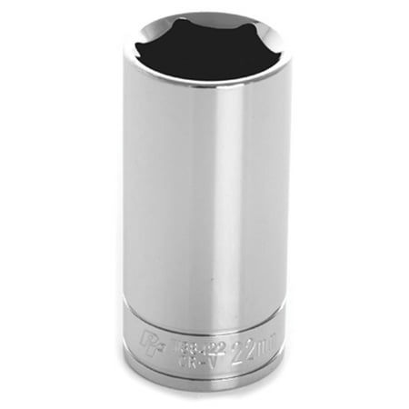 6 Point Complete Socket Tool - Performance Tool W38422 Chrome Socket, 3/8