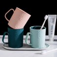 thumbnail image 4 of Eco Friendly Healthy Biodegradable Plastic Cup Mug for Water  Coffee  Milk  Juice  Tea (Light Blue), 4 of 5