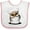 White and Pink, variant on Inktastic KiniArt Owl Boys or Girls Baby Bib
