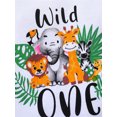 thumbnail image 6 of Baby Boys First Birthday Outfit 6M 12M 18M Wild One Jungle Safari Zoo T-shirt and Shorts Set 1 Year Old 1st Birthday Clothes, 6 of 10
