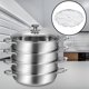 thumbnail image 1 of Olla De Cocina Universal De Acero Inoxidable Para Cocina Al Aire Libre, Restaurante, 4 Capas, 1 of 8