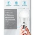 thumbnail image 2 of A19 LED , 9W E26 Lighting Bulbs(60 Watt Equivalent),5000K Cool White, 800LM Standard Base for Kitchen, Living Room, Corridor, Office, UL Listed, 4 Packs, 2 of 5