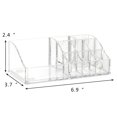 thumbnail image 2 of K-Cliffs Clear Acrylic Makeup Organizer with 9 Compartments/ Lipstick Holder/ Cosmetic Organizer, 2 of 6