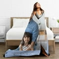 thumbnail image 4 of Personalized Custom Blanket with Photo Birthday Gifts for Family Son Daughter Wife Husband, Birthday for Her Him, Women Men Gifts Fits Couch Bedroom Living Room, 4 of 6