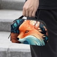 thumbnail image 2 of Fox Digital Pouch with Oxford Fabric, Waterproof, Size 5.9x9.44x3.14 in, Cord Organizer, Charger Organizer, Bag Cable Organizer, Electronic Travel Case Organizer, 2 of 6