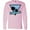 AD-Pink, variant on Inktastic California with Triangle and Palm Trees in Blue Long Sleeve T-Shirt