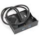 thumbnail image 3 of Ccdes FFD2USB-N02 2 Puertos USB 3.0 Panel Frontal Bahía de Disquete Soporte de Concentrador de 19 Pines, Cable de 59 Cm, Se Adapta a Cualquier Bahía de Disquete de 3,5 Pulgadas, 3 of 8