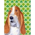 thumbnail image 1 of SS4459GF 11 x 15 Po. Drapeau Portrait Trèfle de la Saint-Patrick Taille Jardin, 1 of 3