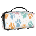 thumbnail image 2 of Herdesigns Cute Colorful Cat Paws Carry Case Compatible with Nintendo Switch 2, with 20 Game Card Slots, Pet Animals Portable Travel Carrying Case Pouch for Accessories & Games, 2 of 8