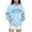 Blue, variant on Juniors Teen Girls Casual hoodie Oversized Outdoor Sweatshirt Back To School Lounge Loose Fit Hoodie Women's Plus Size Clothes Clearance