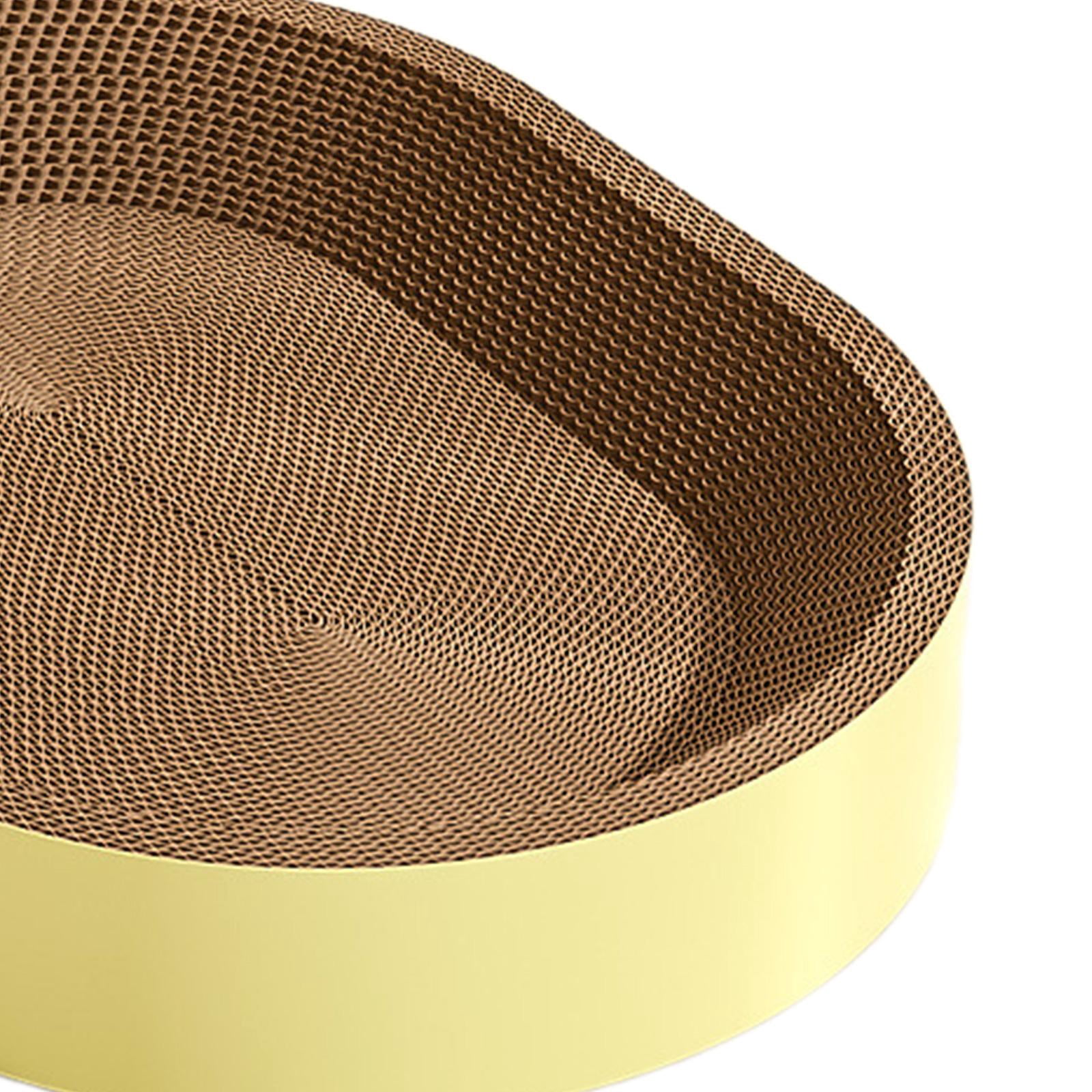 Stgfyxgs Cat Scratcher Cardboard Scratch Pad ounge Sleeping for Indoor Cats Furniture Protector Rest Corrugated Scratching Board L Yellow