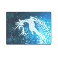 thumbnail image 3 of RYLABLUE Christmas Background Rennes Étoiles Jeter Couverture Canapé Couverture 58x80 Pouces, 3 of 3