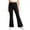 Black -BK11, variant on Girls Ruffle Flare Leggings, High Waist Bell Bottom Pants for Kids, Dance Gymnastics Casual Leggings 3-15 Years Orange 140