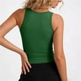thumbnail image 4 of BUIGTTKLOP Womens Racerback Tank Tops Built in Bra Cami Tops Basic Fitted Sleeveless Shirts Scoop Neck Summer Going out Tops, 4 of 5