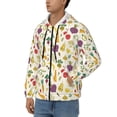 thumbnail image 3 of Naloa Vegetable Men’s Hoodies, Zip up Hoodie, Sweatshirts,Hoodies for Men Sizes S-3XL-Medium, 3 of 5