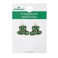 thumbnail image 2 of Way to Celebrate St. Patrick's Day Green Hat Earring,1 Piece, 2 of 4