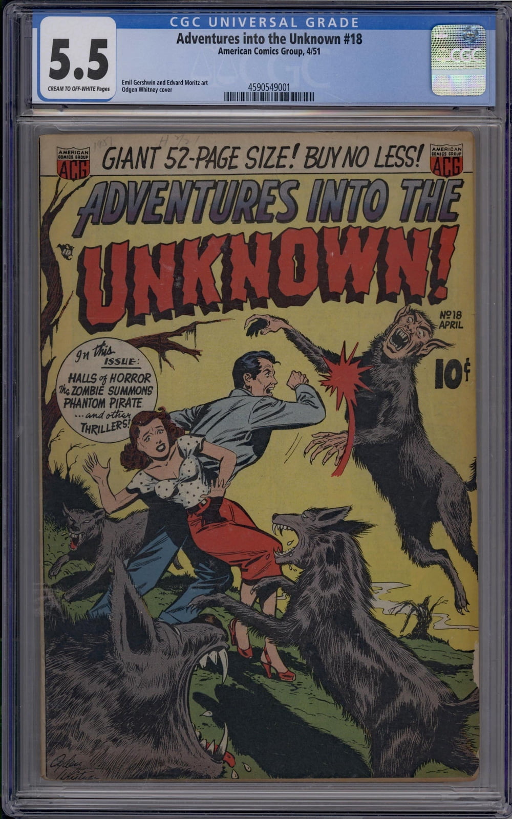 Cover of Adventures into the Unknown #18