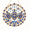 A004- D, variant on Pearl Diamond Art Kit with Dreidel and Star of David Design, Blue and Gold, for Adult Holiday Wall Hanging, Hanukkah Decoration