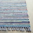 thumbnail image 3 of SAFAVIEH Rag Robynne Striped Cotton Runner Rug, Purple/Multi, 2'3" x 7', 3 of 10