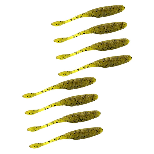 8x Señuelos de pesca Pesca de s Accesorios de pesca oscilante s oscilantes para mandarín Crappie Walleye Regalo para hombres Verde