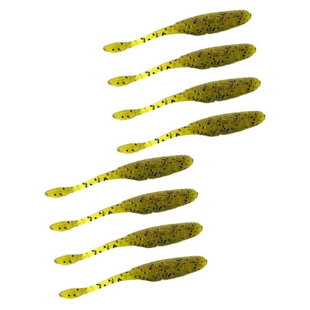 simhoa 8Pcs ing Lures ing Worms Swinging Worms for Freshwater Saltwater Trout Crappie Salmon ing Lovers Gift Green