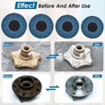 thumbnail image 4 of 2 Inch Flap Disc, 72 PCS Die Grinder Sanding Disc with 1/4 Inch Holder, 40 60 80 120 Grit Assorted Grinding Wheels, 4 of 6