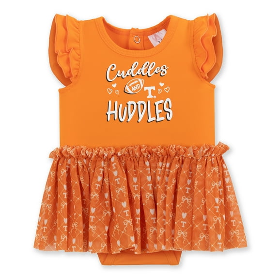 Girls Infant ZooZatz Tennessee Orange Tennessee Volunteers Onesie Dress