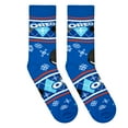 thumbnail image 6 of Cool Socks, Christmas Holiday Socks for Men, Fun Snack food Print, Oreo Cookies, 6 of 6