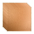 thumbnail image 1 of FASÄDE Border Fill Decorative Vinyl 2ft x 2ft Lay in Ceiling Panel in Polished Copper (5 Pack), 1 of 5