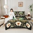 thumbnail image 4 of Castle Fairy Teens Flying Butterfly Queen Comforter Set,Gothic Moth Bedding Comforter Set, 4 of 8