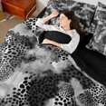 thumbnail image 4 of Castle Fairy Vintage Leopard Print Bedding Comforter Set,Cheetah Print King Bedding Sets, 4 of 8