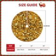 thumbnail image 2 of Sikiie Bright Shiny Golden Christmas Tree Skirt, Christmas Tree Decorations, Christmas Decor, Tree Mat Decoration(30-48IN)-30", 2 of 6