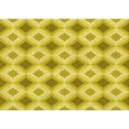 thumbnail image 1 of Ahgly Company Indoor Rectangle Patterned Banana Yellow Area Rugs, 2' x 5', 1 of 6