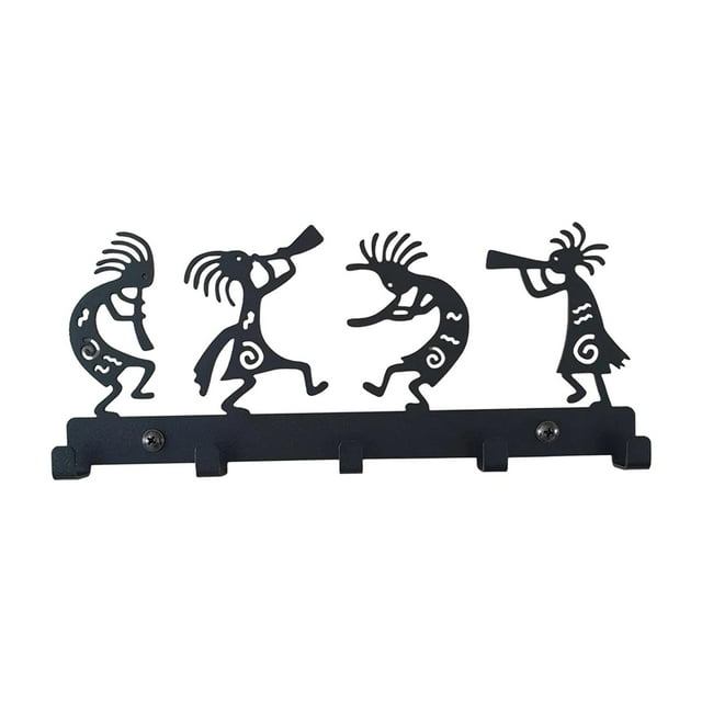 behind The Door Hook Towel Robe Hooks Hanging Easy to Install Decorative 5 Hooks Style A