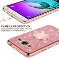 thumbnail image 3 of Compatible for Samsung Galaxy S8+ Case Glitter Diamond Rhinestone Case with Magnetic Ring Stand Girls Women Phone Cover for Samsung Galaxy S8 Plus - Rose Gold, 3 of 5