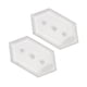 thumbnail image 3 of Juego de 2 perchas transparentes para colgar en la pared para almacenar y exhibir patinetas, 3 of 8