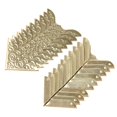 thumbnail image 1 of 20 piezas de protectores de Esquinas triangulares vintage dorados de 0,91 pulgadas yuxing, 1 of 3