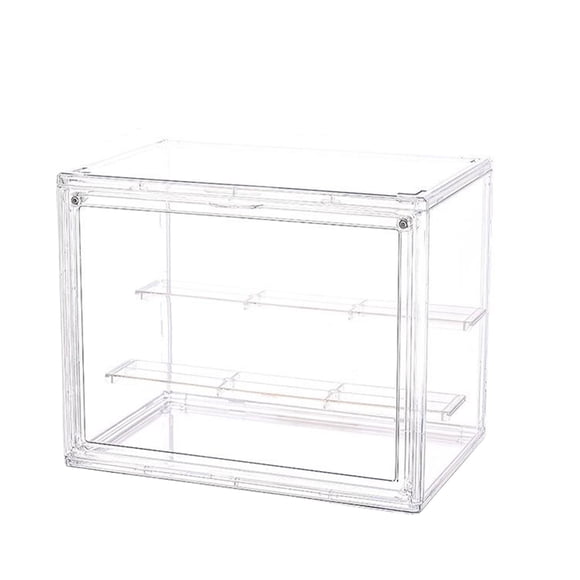 Caja de almacenamiento transparente Toystoory con puerta Robusta y magnética con particiones