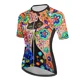 thumbnail image 2 of Ropa de ciclismo para mujer 2024 Ropa de ciclismo de montaña de manga corta con bonitos gatos de colores, 2 of 5