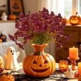 thumbnail image 6 of Gqtwoy Artificial Fall Silk Flowers Bouquet, Realistic Fake Floral Stems, Faux Fall Blooms for Vase Fillers, Halloween Thanksgiving Decor, Mixed Stems for Home Decoration, 6 of 6