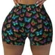 thumbnail image 2 of Fotbe Multicolored Butterflies Shorts Sin Costuras – Shorts Deportivos de Cintura Alta para Mujer, Elásticos para Gimnasio, Yoga, Running o Ciclismo-Large, 2 of 8