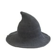 thumbnail image 1 of Sombreros para mujer, sombrero de bruja, sombrero de mago, sombrero de lana, sombreros de poliéster para mujer, 1 of 2