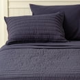 thumbnail image 2 of Dawn 7-Piece Complete Bed-in-a-Bag Quilt Set with Quilt, Sham & Matching Sheet Set, Full, Navy Blue, Soft & Warm, 2 of 5